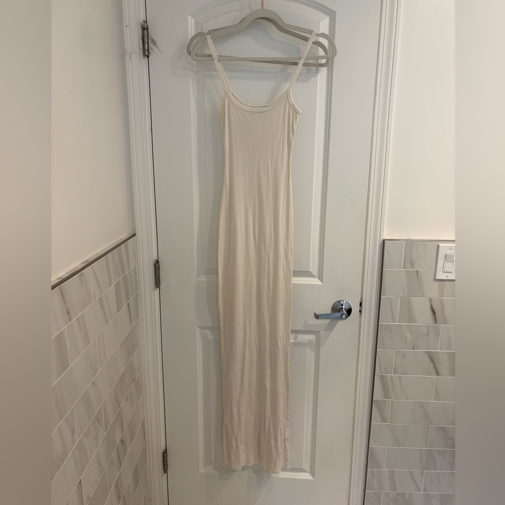NWOT Cotton Citizen Verona Rib Max Dress in Cream